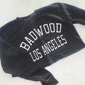 Medium Badwood cropped sweatshirt